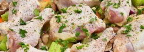 куриные ножки с овощами. Шаг 2