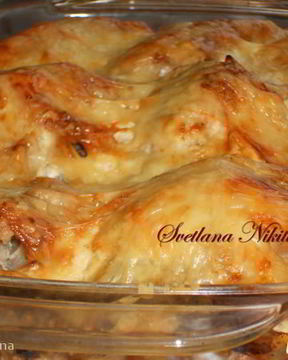 Курица на гречневой подушке