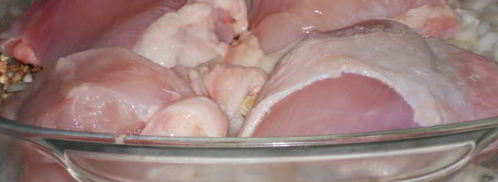 курица на гречневой подушке. Шаг 2