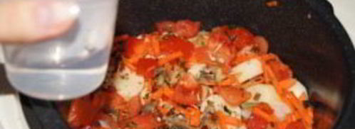 курица с овощами в скороварке. Шаг 4