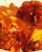 Курица, тушенная по-охотничьи