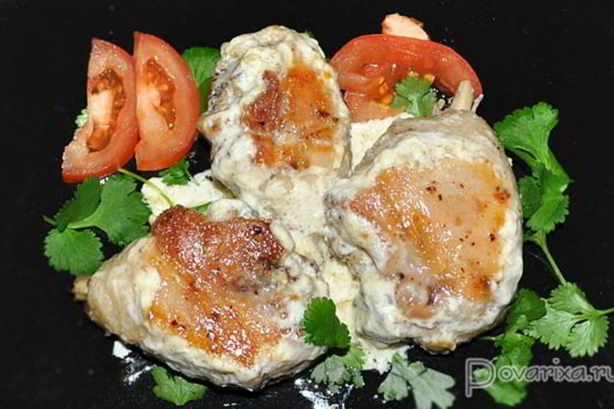 Рецепт курица в молочно-чесночном соусе