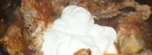 мясо под сметанным соусом. Шаг 5