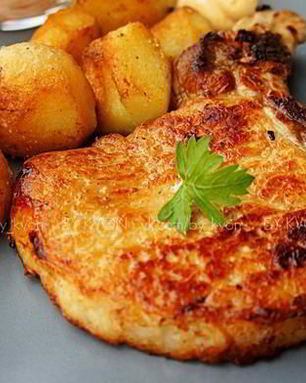 Острая свинина с молодым картофелем