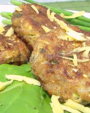 Овощные биточки из кабачков