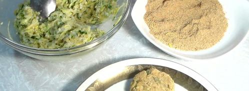 овощные биточки из кабачков. Шаг 7