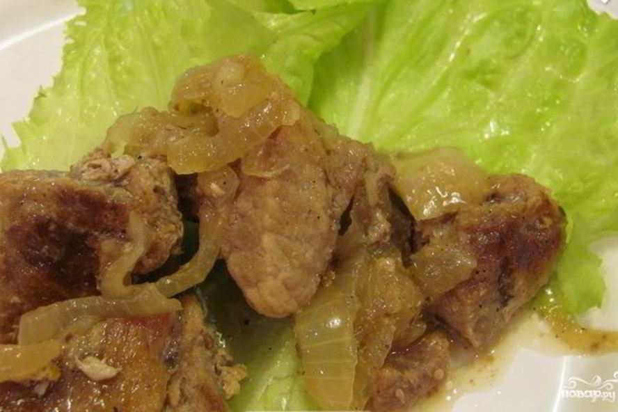 Рецепт свинины кусочками ны сковороде