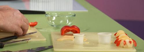 запеченная свинина в овощной икре с картофелем. Шаг 3