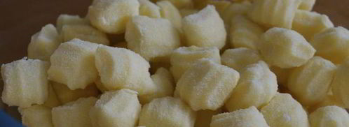 ньокки с креветками и спаржей. Шаг 7