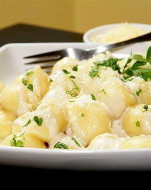 Ньокки со сливками и трюфельным маслом