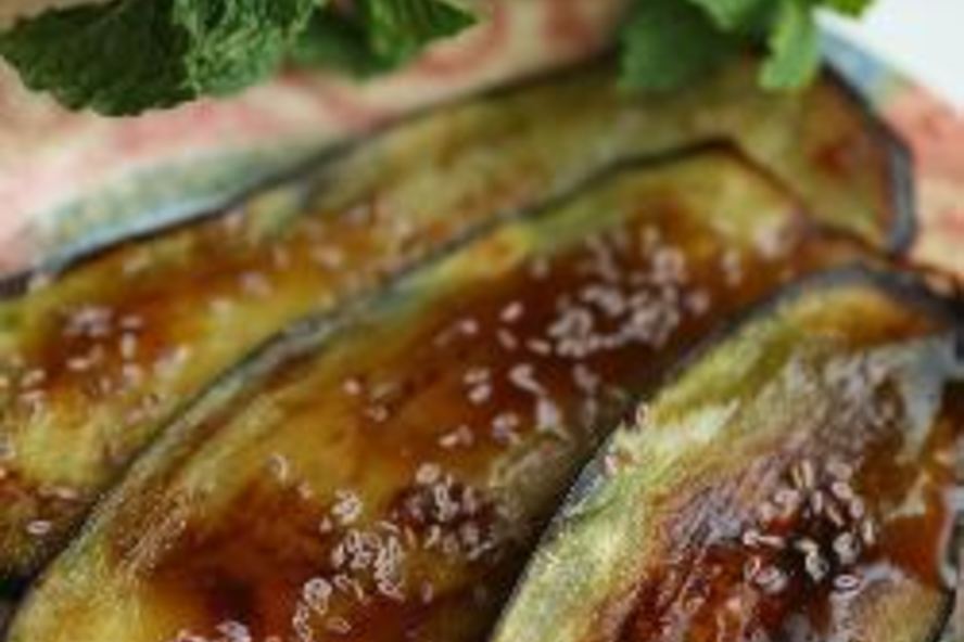 Рецепт баклажаны гриль с кунжутом