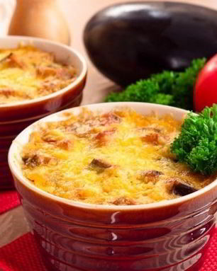 Баклажаны под соусом бешамель