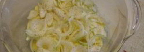 баклажаны с фаршем и картошкой. Шаг 3