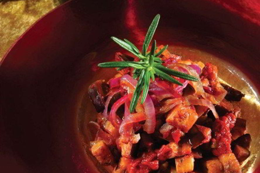 Рецепт баклажаны с луком в критском соусе