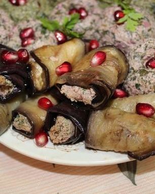 Баклажаны с орехом