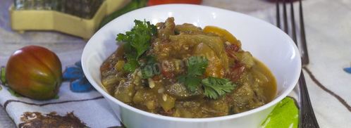 баклажаны с перцем и помидорами быстро и просто. Шаг 13