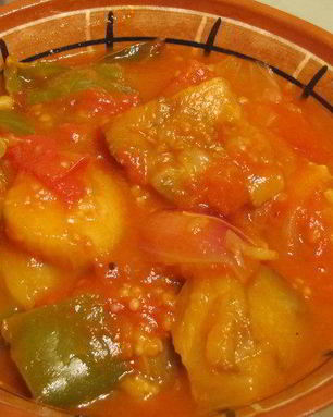 Баклажаны с помидорами