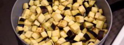 баклажаны, тушенные с оливками и помидорами. Шаг 7