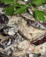 Баклажаны в сметане