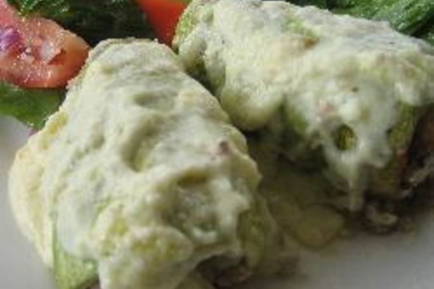 Рецепт фаршированные кабачки с фенхелем и фасолью