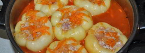 фаршированные перцы с куриным фаршем. Шаг 6