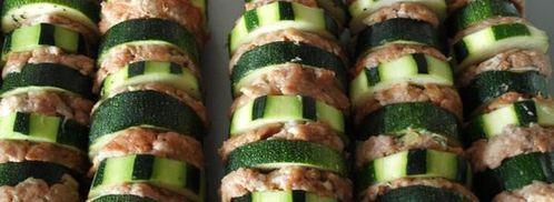 кабачки на шпажках. Шаг 3