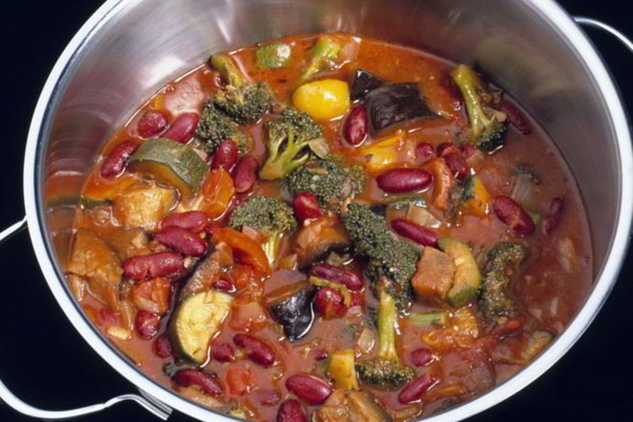 Рецепт кабачки с фасолью