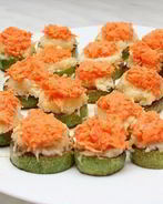 Кабачки с морковкой и чесноком