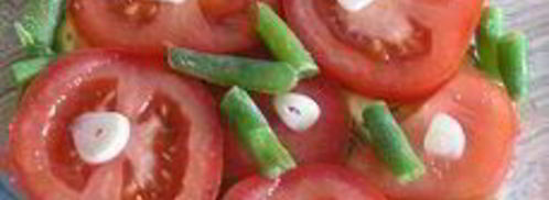 кабачки, запеченные с помидорами и стручковой фасолью. Шаг 3