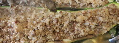 кабачок, фаршированный мясом и рисом. Шаг 8