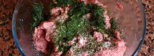 кабачок с фаршем и булгуром, запеченный в духовке целиком. Шаг 9