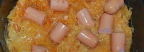 капуста с сосиской в мультиварке. Шаг 8