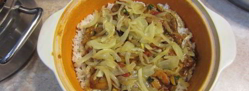 карри бириани — запеченный карри с рисом и вкуснейшей корочкой. Шаг 22