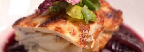 картофельный гратен с луковым соусом. Шаг 6