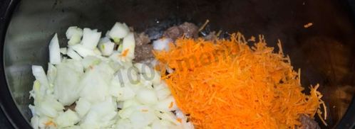 картошка тушеная с говядиной в мультиварке. Шаг 10