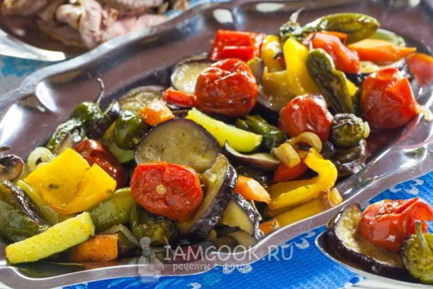 Рецепт овощи, запеченные в фольге