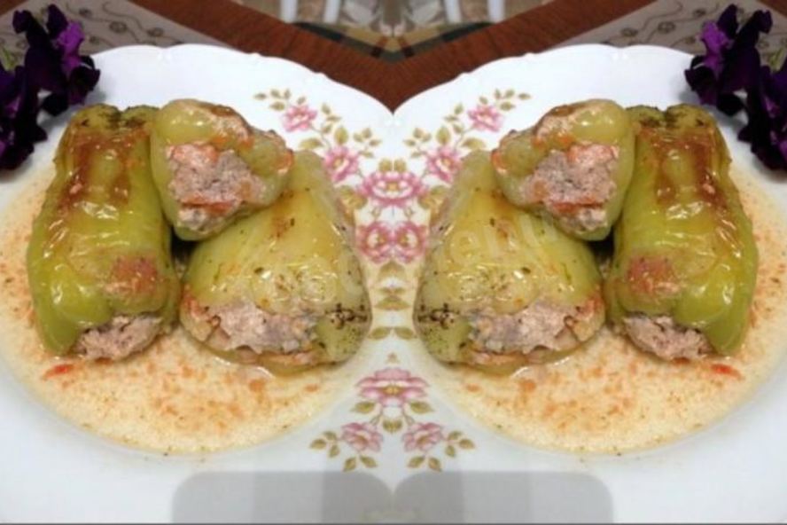 Рецепт перец фаршированный в томатном соке