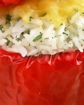 Перцы, запеченные с рисом