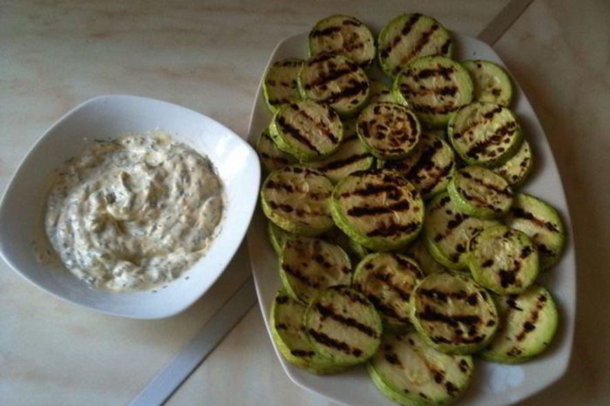 Рецепт скоростные кабачки гриль