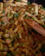 Стручковая фасоль с перцами