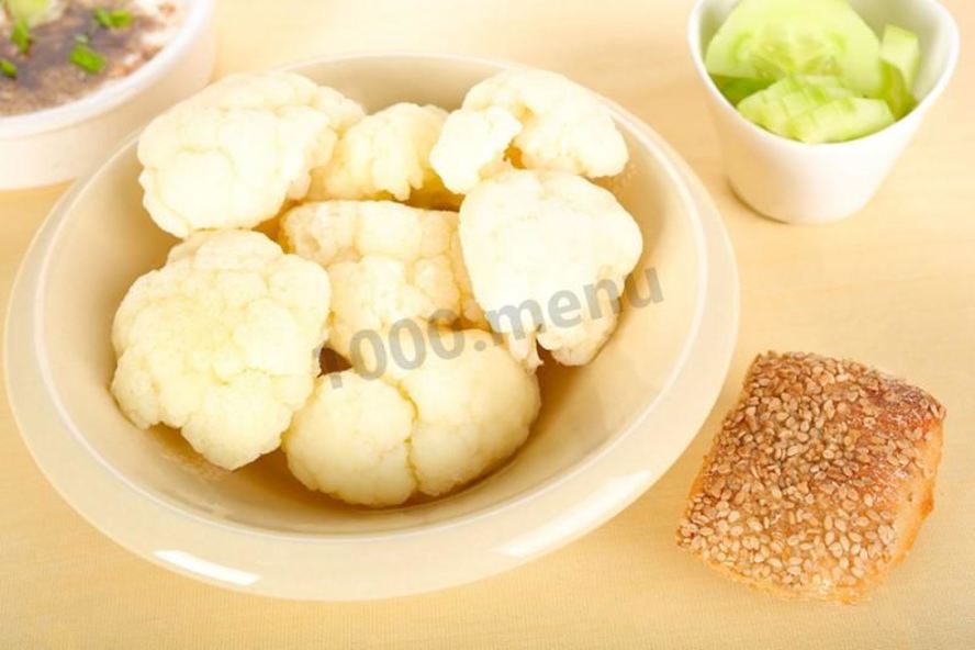 Рецепт цветная капуста в пароварке