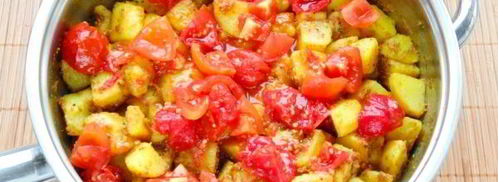 тушеная картошка по-бомбейски. Шаг 11