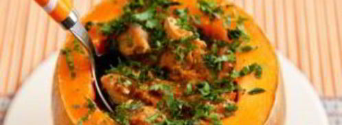 тыква, фаршированная мясом. Шаг 7