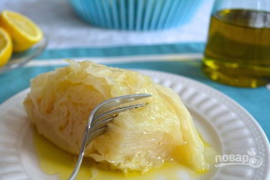 Рецепт вареная капуста