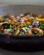 Запеченный сквош с тофу