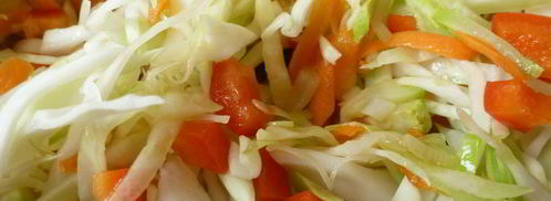 жареная капуста с кабачками. Шаг 3