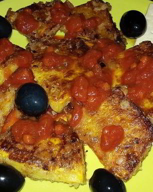 Жареная тыква с томатным соусом Napoletana