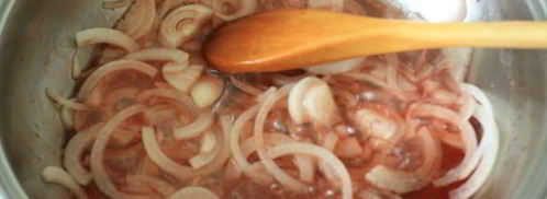 фламбированная печень трески. Шаг 3