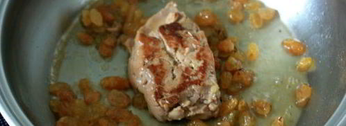 фламбированная печень трески. Шаг 8