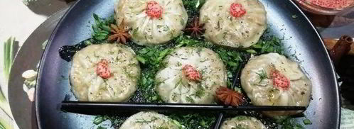 гедза с паштетом из тунца и куриной печенью. Шаг 16